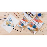 thumbnail of Clairefontaine 3x Aquarellblock Goldline Aquapad A3 geleimt, 30 Blatt weiß 300g, mittlere Körnung - 975722C