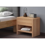thumbnail of Nachttisch Buche Nachtkästchen Bettkommode Nachtschrank mit Schublade 90.20-K39