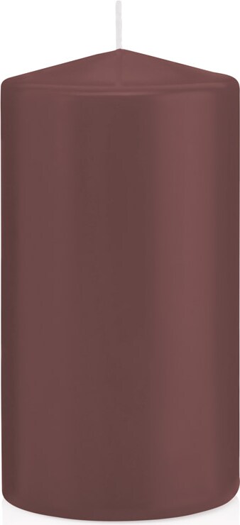 Stumpenkerzen Taupe 150 x Ø 60 mm, 16 Stück, Kerzen in RAL Kerzengüte Qualität