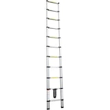 thumbnail of Garden Friend Scala telescopica 10 gradini in alluminio Aperta altezza max 3,20 mt Per uso domestico e bricolage Grigio