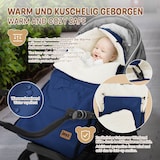 thumbnail of Babyfußsack 94x48x10 cm Blau aus Polyester Joyz