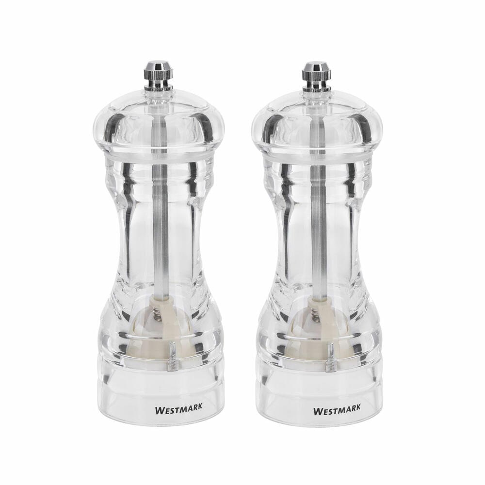 Westmark 2 Salz- und Pfeffermühlen Acryl, 635322E3