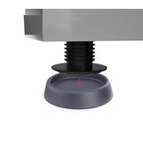 thumbnail of BAUHELD Gummifüße Schwingungsdämpfer 67 x 60 mm 4 Stück Dunkelgrau