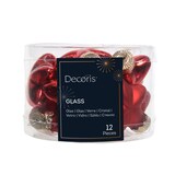 thumbnail of 12 Christbaumschmuck Sterne 4cm Glas Weihnachtsschmuck Anhänger Figuren klein