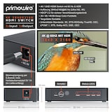 thumbnail of Primewire HDMI 2.0b Verteiler 4k 60Hz UHD, 3 Port, Fernbedienung, Netzteil