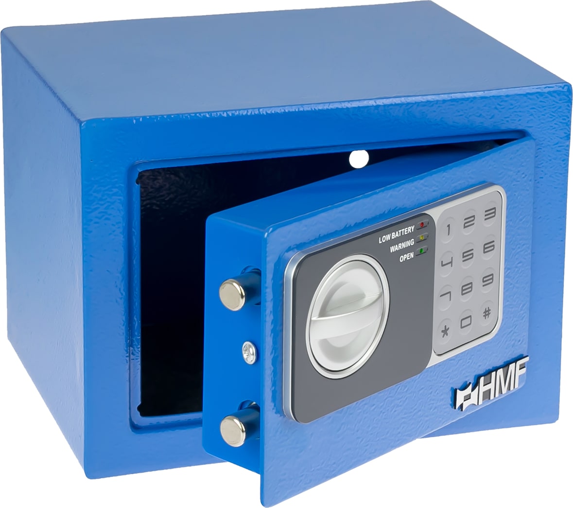 Möbeltresor Elektronikschloss, HMF 46126, 23 x 17 x 17 cm, Blau