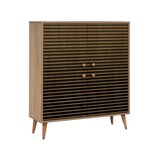 thumbnail of Dmora Credenza Dgiannin, Buffet da soggiorno, Madia da salotto, Dispensa da cucina, 95x36h111 cm, Quercia