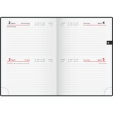 thumbnail of Taschenkalender Technik II 10x14cm 2 Tage/Seite 'Carbon' Kunstleder schwarz 2026.