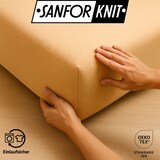 thumbnail of EXKLUSIV HEIMTEXTIL Marke Jersey Spannbettlaken 200 x 200 cm Gelb 100% Baumwolle Öko - Tex Zertifiziert Bed-Sheet Bettlaken Spannbetttuch Topper Leine