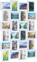 thumbnail of Relaxdays Bilderrahmen, Collage für 24 Bilder, 10x15 cm, Hoch- & Querformat, Fotorahmen Wand, H x B: 59 x 86 cm, weiß