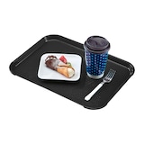 thumbnail of CAMBRO - 1418FF-110 - Bandeja Fast Food - perfil alto - 36 x 46 cm - Negro - Venta 1 unidad.