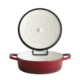 thumbnail of APS Bräter mit Deckel -5 STARS- Ø 25 cm, H: 7 cm, 2,5 Liter Gusseisen, emailliert