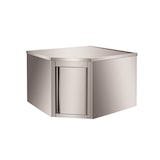 thumbnail of Skyrainbow Wandhängeschrank aus Edelstahl, Eckmodul, für Schränke Bautiefe 400, 700 x 700