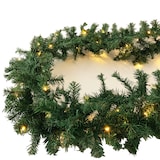thumbnail of XXL 100 LED Tannengirlande Lichterkette 810cm Girlande innen und außen
