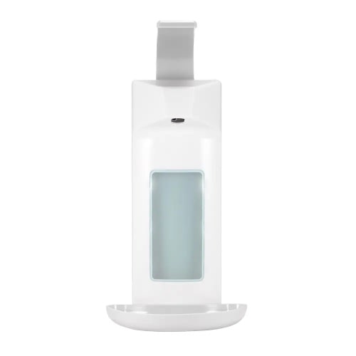 Seifenspender, 500 ml, aus Plastik, Plastikhebel, 1-3 ml/Dosierung, ABS, mit Auffangbecken (1 Stück)