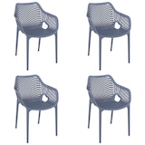 thumbnail of SIESTA EXCLUSIVE Lot de 4 chaises d’extérieur Air XL Gris foncé