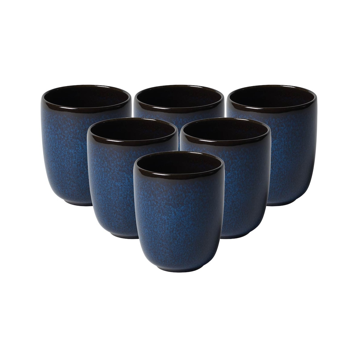 like. by Villeroy & Boch Lave bleu Kaffeebecher 400 ml 6er Set