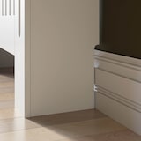 thumbnail of tectake Cache-radiateur VILA design à lattes avec étagère - 152,5 x 19 x 82 cm - 405399