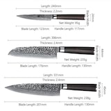 thumbnail of XinZuo - Damascus messenset 5-delig - B1H He series