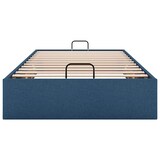 thumbnail of vidaXL Ottoman-Bett ohne Matratze Blau 90x190 cm Stoff
