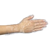 thumbnail of 500x Einweghandschuhe aus PE transparent gehämmert in Spenderkarton Größe M