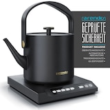 thumbnail of Arendo Wasserkocher, 0,5 l, 1000 W, Edelstahl, Warmhaltefunktion, Temperatureinstellung 40° - 100°
