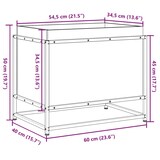 thumbnail of vidaXL Pflanzkübel 60x40x50 cm Kiefernholz Imprägniert