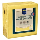 thumbnail of METRO Professional 50 serviettes microgaufrée 38x38 - Jaune