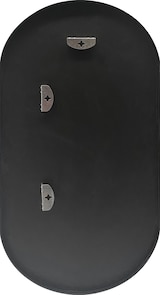thumbnail of Helloshop26 - Elliptischer Wandspiegel 40 x 80 cm schwarz