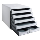 thumbnail of Exacompta - Réf. 312740D - BIG-BOX MAXI - Caisson de rangement à 6 tiroirs - Dimensions extérieures : P 34,7 x l 27,8 x H 27,1 cm - Gris lumière