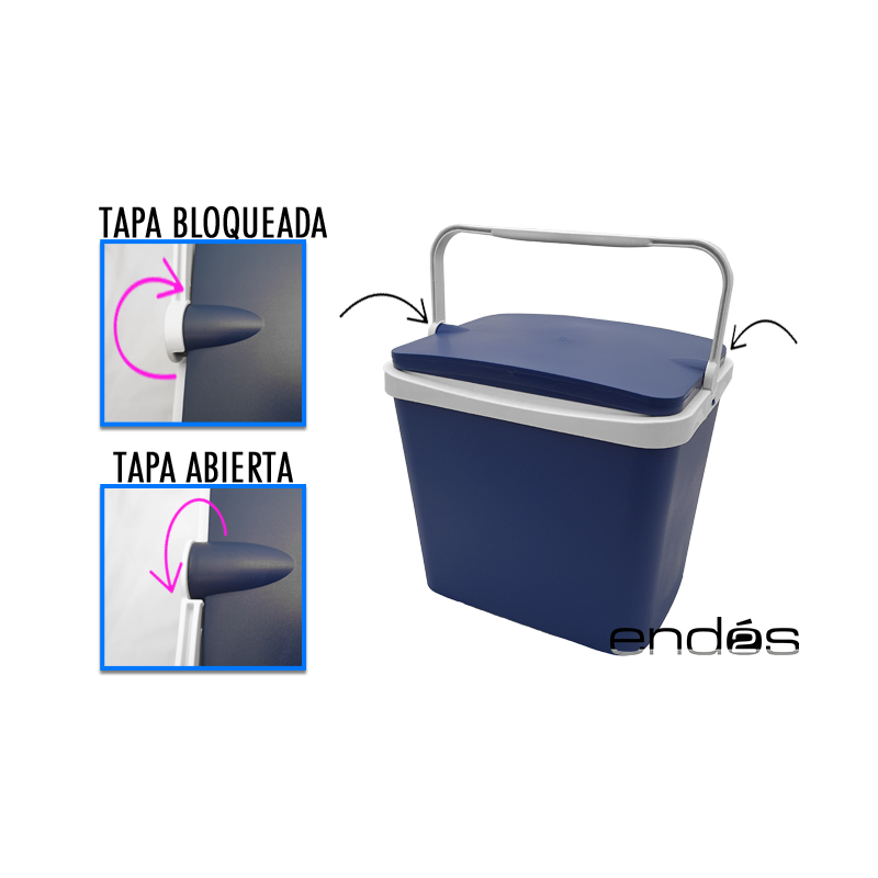 Kühltasche 24 Liter Blau Campos