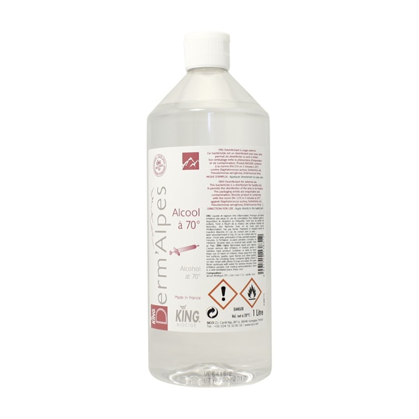 Alcool 70° Derm'Alpes 1L KING
