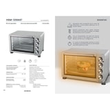 thumbnail of INFINITON MiniHorno HSM-31B46, 45 Litros, 2000 W, Temporizador, Plata