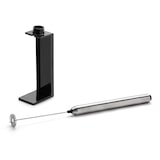 thumbnail of Edelstahl Milchaufschäumer Elektrisch mit Ständer Quirl Aufschäumer Stab