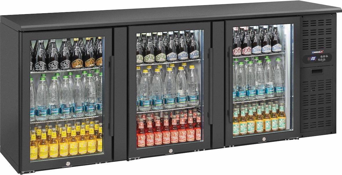 Barkühlschrank 3 Glastüren CAB3PV Casselin