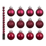 thumbnail of 14 Weihnachtskugeln Kunststoff 3cm klein & bruchsicher Christbaumkugeln Weihnachtsbaumkugeln Christbaumschmuck Weihnachtsbaumschmuck Uni Festlich Rosa