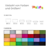 thumbnail of 25mm Organzaband 25m Chiffonband Schleifenband Geschenkband Deko Stoffband Gelb