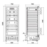 thumbnail of MARECOS Armoire Interieur Ps Blanc Thermoforme - Temperature Positive +1/+8C - Exterieur Skinplate Blanc - Porte Pleine MM5-PO