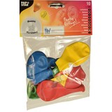 thumbnail of 150 Luftballons Ø 22 cm farbig sortiert Happy Birthday