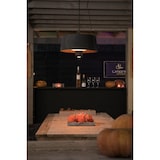 thumbnail of Stufa da esterno Sunred Artix Compact Bright appesa nera 1500 Watt