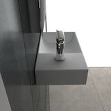 thumbnail of Alpenberger Waschbecken | Kleines Hängewaschbecken Gäste-WC | Waschplatz Lösung Keramik Eckig | Mini Handwaschbecken für Badezimmer Modernes Design