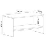 thumbnail of Skye Decor, Apollon- Apollon OLV, Schwarz, Couchtische, 46,8x90x45 cm, 100% Melaminbeschichtete Partikelplatte