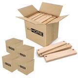 thumbnail of WellHome - Conjunto de 5 Caixas de Lenha de faia 75 kg (5 x 15 kg) madeira seca natural para lareiras, churrasqueiras e fornos