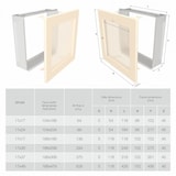 thumbnail of Lüftungsgitter für Crema-Kamin- Classic 17x17