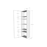 thumbnail of Itamoby -  Kentaro Quercia Natura Doppelbett mit Säule - Oberlichtschrank - Oberschrank über Säule Klappbett