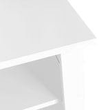 thumbnail of Garderobenset mit Bank 120x40x190 Flurgarderobe Schuhablage 2 Einlegeböden Sitzbank Stauraum modern Weiß