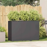 thumbnail of vidaXL Plantenbak 120x40x80 cm koudgewalst staal zwart