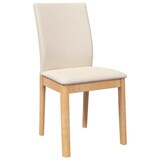 thumbnail of vidaXL Esszimmerstühle mit Kissen 2 Stk. Massivholz Gummibaum