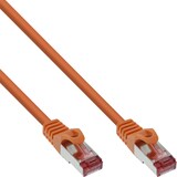 thumbnail of InLine® 76450O Patchkabel, S/FTP (PiMf), Cat.6, 250MHz, PVC, Kupfer, orange, 0,5m