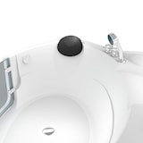 thumbnail of Pool Badewanne Eckwanne Wanne S60-EH 140x140cm mit Tür Walk-in-Pool